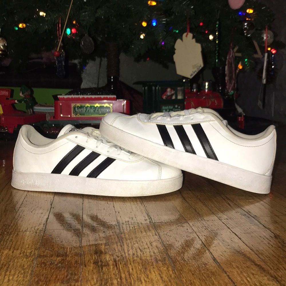 White Adidas shoes